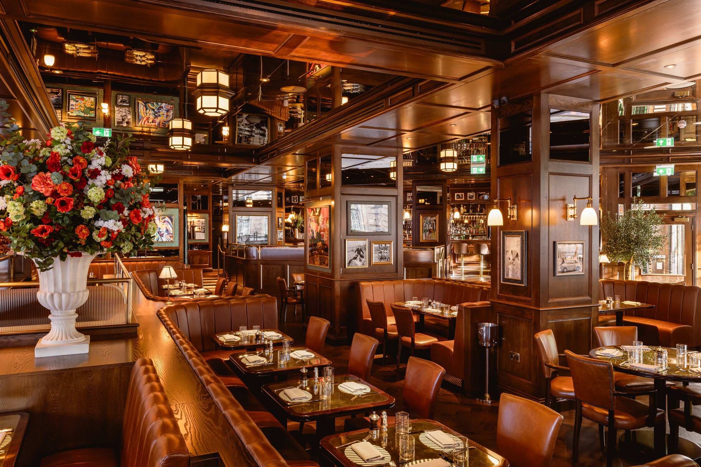 interior of harry's victoria italian food victoria