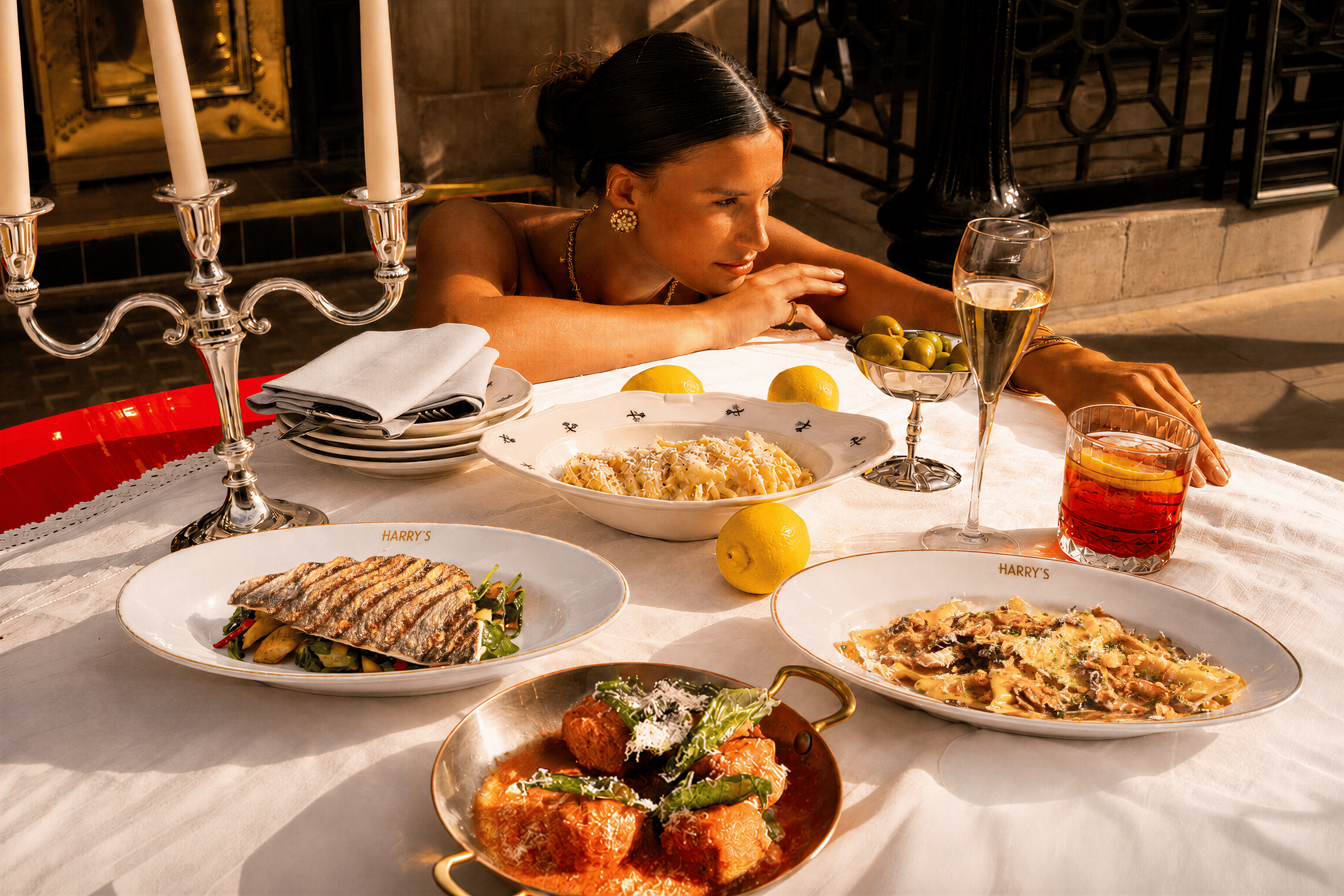 amalfi escape set menu